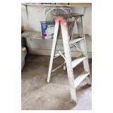 Lasko Box Fan and Utilitech Exhaust Fan with Ladder