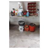 Garage Supplies and Tools Lot including SafeStep Ice Melt, Meguiar