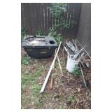 Scrap Metal Lot Including Various Pipes and Metal Parts and Maybe a bagger?