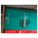 Ford Owners Guides and Manuals including 1980 Thunderbird Owner