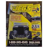 Lot of 8 Automotive Magazines and Catalogs Some specific brands and models are highlighted, such as Jegs, Time Cruisers and MAC