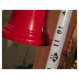 Christmas Bell Light Decoration with Floral Accent