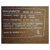 Magnavox Stereo System with Speakers including a turntable, cassette deck, and CD changer