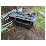 Scrap Metal Lot Including Various Pipes and Metal Parts and Maybe a bagger?