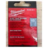 Milwaukee 7/16" Hex Shank Extension 18" Long Model # 48-28-4011