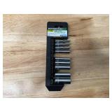 Pittsburgh 1/4" Drive Chrome Deep Wall Socket Set (08152510)