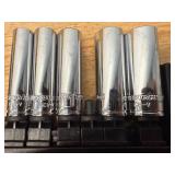 Pittsburgh 1/4" Drive Chrome Deep Wall Socket Set (08152510)