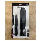 REAPR 2 Piece TAC Tanto Knife Set Black (0818258)