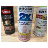 Lot of 6 - Spray Paint