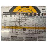 DeWALT 10" 80T Carbide Blade (0818256)