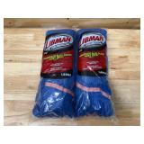 Lot of 2 - Libman commercial premium blue bend wet mop
