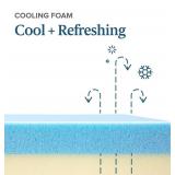 ZINUS 4 Inch Green Tea Cooling Gel Memory Foam Mattress Topper, Cooling Gel Foam, Pressure-Relieving Design