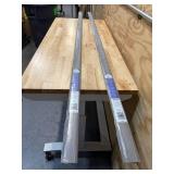 Lot of 2 - Quest 0.31 in. T x 2 in. W x 78.7 in. L Vinyl 4-in-1 Molding