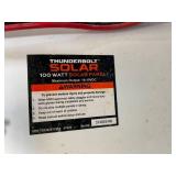 Lot of 2 - THUNDERBOLT SOLAR 100 Watt Monocrystalline Solar Panel (081925240)