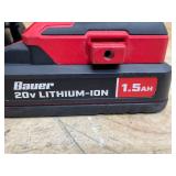 BAUER 20V Cordless, 1/2 in. Drill/Driver Kit with Battery and Charger (08192555)