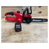 BAUER 20V Cordless, 10 in. Chainsaw and Battery (081925135)