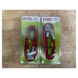 Lot of 2 - Uriah Top Post Battery Cable, 2 American Wire Gauge, Red, 25 Inches Long