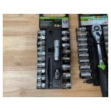 PITTSBURGH 1/2 in. Drive SAE & Metric High Visibility Socket Set / Go-Thru Socket Set (08202555)