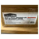 COVERPRO 10 ft. x 10 ft. Heavy Duty Straight-Leg Pop-Up Canopy Cover (08202550)