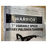 WARRIOR 10 Amp, 7 in. Variable-Speed Rotary Polisher/Sander (08202540)