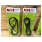 Lot of 4 - Uriah Switch To Starter Cable, 6 American Wire Gauge, Black, 19 Inch Length
