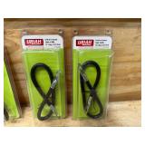 Lot of 4 - Uriah Switch To Starter Cable, 6 American Wire Gauge, Black, 19 Inch Length