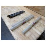 Lot of 3 - Hexagon Shank Percussion Carbide Tipped Drill Bit