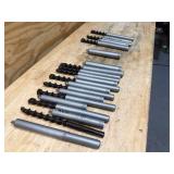 AEG lot of 11 - 1" x 13" bits
