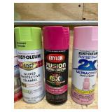 Lot of 5 - Various Spray Paint