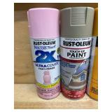 Lot of 5 - Various Spray Paint