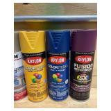 Lot of 5 - Various Spray Paint
