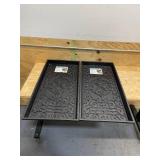 Lot of 2 - TrafficMaster Black 16 in. x 30 in. x 2 in. Rubber Boot Tray