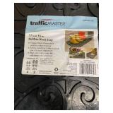 Lot of 2 - TrafficMaster Black 16 in. x 30 in. x 2 in. Rubber Boot Tray