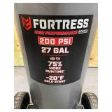 FORTRESS 27 Gallon, 200 PSI High Performance Oil-Free Vertical Shop/Auto Air Compressor (082125400)