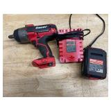 BAUER 20V Cordless, 1/2 in. Impact Wrench with Battery and Charger (082125151)