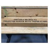 PropVue Projector Screen with Stand 100 inch