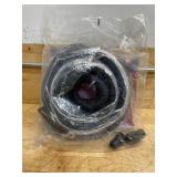 Red Lion RL-SPDK Sump Pump Discharge Hose Kit, Fits 1-1/4" and 1-1/2" FNPT Discharge, 24-Feet Long, Black, 599304