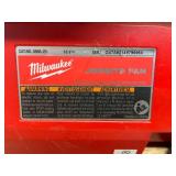 Lot of 2 - Milwaukee Jobsite Fan and 3 in 1 Backpack Vacuum (Not Working)