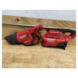 Lot of 2 - Milwaukee Airsnake and Blower (Not Working)