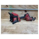 Lot of 2 - Milwaukee Compact Inflator and Hackzall (Not Working)