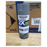 Lot of 12 - Granite, Rust-Oleum American Accents 2X Ultra Cover Satin Spray Paint- 12 oz