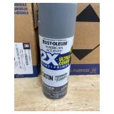 Lot of 12 - Granite, Rust-Oleum American Accents 2X Ultra Cover Satin Spray Paint- 12 oz