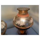 Set of Vintage Hurricane Lamps Set of Vintage Hurricane Lamps