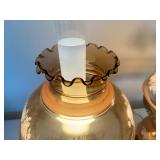 Set of Vintage Hurricane Lamps Set of Vintage Hurricane Lamps