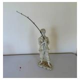 "Gone Fishing" Boy Garden Statue "Gone Fishing" Boy Garden Statue