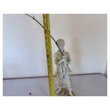 "Gone Fishing" Boy Garden Statue "Gone Fishing" Boy Garden Statue
