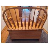 Solid Oak Entry Storage Bench Solid Oak Entry Storage Bench
