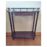 Antique Spindle Leg Side Table with Drawer Antique Spindle Leg Side Table with Drawer