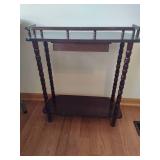Antique Spindle Leg Side Table with Drawer Antique Spindle Leg Side Table with Drawer