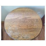 Solid Oak Farmhouse Claw Foot Side Table Solid Oak Farmhouse Claw Foot Side Table